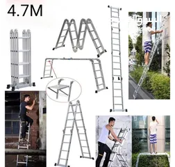  1 سلم للعمل يوجد عدة أشكال مقاسات مختلفه بأفضل الأسعار قوه ومتانه ممتازه يوجد خدمة توصيل