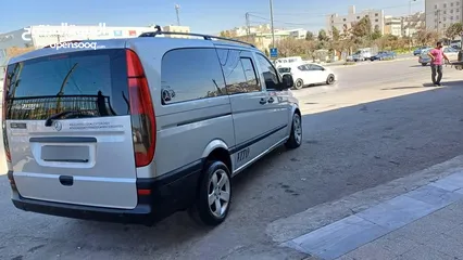  17 باص مرسيدس فيتو موديل 2007 فحص كامل للبيع بالتقسيط من المعرض مباشرة بدفعة 2000 دينار والباقي اقساط