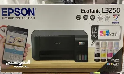  1 Epson L3250 printer   طابعه ايبسون 3250  حبر ink