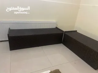  2 كراسي ثلاثية رنان عدد2 بدون فرشات