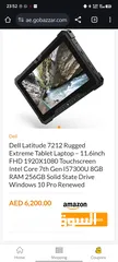  7 water and shockproof dell latitude rugged 7212 extreme tablet
