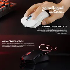  6 Fantech Blake WGC5 Wireless Gaming Mouse ماوس وايرليس فانتيك جديد مكفول
