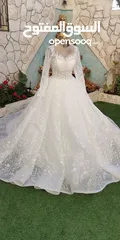  1 فستان زفاف شبه وكاله