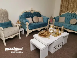  2 كنبايات 9 مقاعد استعمال بسيط جدا