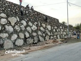  7 استصلاح اراضي بناء سناسل بناء سلاسل تشييك مزارع تشييك اراضي توريد تراب احمر والأشجار المثمرة والزينه