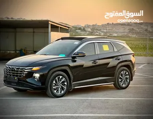  10 هونداي توسان/2022 فل الفل فتحة سقف بانوراما  2x4 ///240Hp بنزين + كهرباء  ( Haybrid) 1600cc