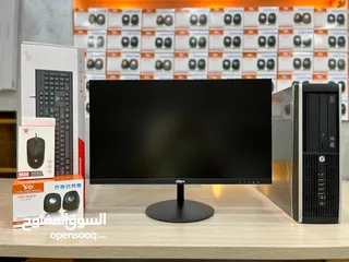  2 أجهزة كمبيوتر كامله بحالة الوكالة i5 مع شاشة جديده