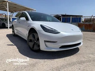  1 Tesla Model 3 Standerd Plus 2020 فحص كامل 7 جيد بدون ملاحظات
