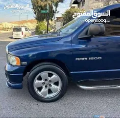  1 دودج رام 2005 فل الفل ما شاء الله عليه لون ازرق ، هيمي 6 ركاب ماتور 5700 فحص 4 جيد ضربات خفيفة بودي