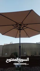  2 مظلة خارجية (شمسية) جديدة غير مستخدمة تصلك مغلفة