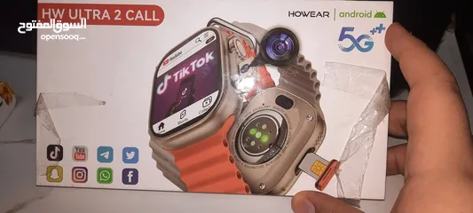 1 HW ULTRA 2 CALL ساعة ممتازة جدا نضام اندروي هي نفسها اندرويد زي التلفون مش انو بتشتغل عل اندرويد