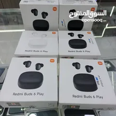  3 Redmi Buds 6 play بلوتوث الاصليه