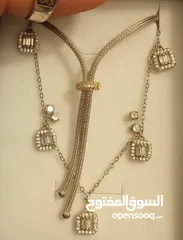  1 خواتم فضه مطعمه بالحجر الكريم