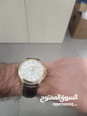  3 ساعه فوسيل راقيه لون بني