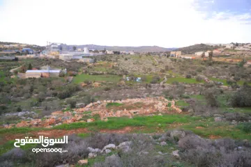  6 800متر طابوا فلسطيني في اجمل موقع بالكفريات واطلالة مميزةمنطقة( b)صالحة للبناء