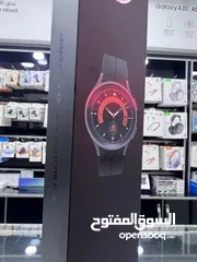  2 Samsung Galaxy Watch 5 Pro (45mm) ساعة سامسونج الاصلي واتش 5 برو 45مم  كمية محدودة.