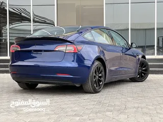  7 Tesla model 3 2023 فل كامل  تيسلا موديل 3 فحص كامل بسعر مغرري  لون كحلي جنط كبير اصليي  ايرباق اصلي
