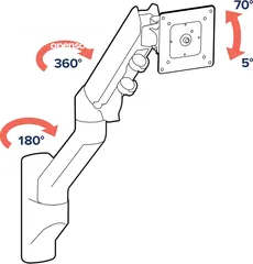  8 Ergotron - Wall Mount Monitor Arm