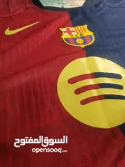  1 تيشيرت برشلونة نسخة لاعبين  كوبي ون مع شعار دوري الابطال موسم24/25