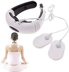  8 جهاز مساج الرقبه و الظهر بالنبضات الكهربائيه 3D المساج بنبضات الكهرباء تحفيز الاعصاب الكهربائي تدليك