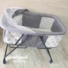  3 Small baby bed and car chair neat and new