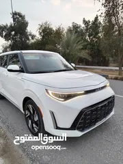  2 كيا سول جيتي لاين أعلى فئه فول 2023 ابيض   Kia soul GT 2023