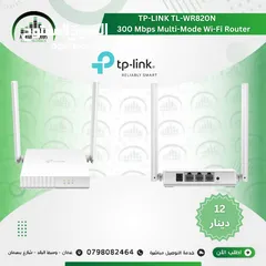  1 راوتر TP-Link 300 Mbps Multi-Mode (Router // Access Point // Range Extender // WISP) Wi-Fi Router TL