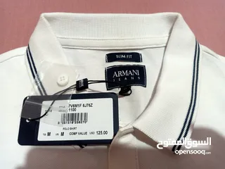  3 تيشرت Armani Jeans أصلي جديد من الخارج