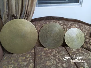  2 جداريات نحاس تعليق