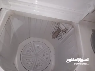  2 غسالة ناشونال الكتريك حوضين سعة 7كيلو