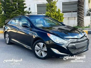  3 هونداي سوناتا 2015 hyundai sonata hybrid limited فحص كاامل 7 جيد ..فل الفل- أقل من سعر السوق