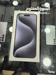  5 iPhone 15 pro 128GB وارد الشرق الأوسط  بحالة جديد بسعر مميز