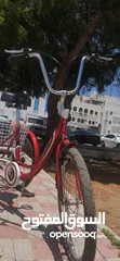  3 دراجة هوائية ثلاثية العجلات - سيكل 3 تاير - لون احمر - Adult Tricycle 24-inch - Red