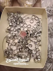  4 فضة ايطالي وتايلندي وتركي ومجوهرات تقليديه نخب اول