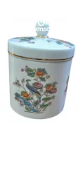  1 وعاء/مرطبان خزفي فاخر من WEDGWOOD - Kutani Crane - إنجليزي أصلي