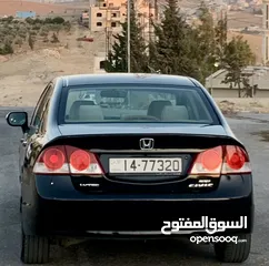  8 هوندا سيفيك 2008 فحص كامل صنف EXI لون اسود ملوكي بحالة الوكالة