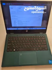  6 Touchscreen 13.3" Laptop 8gb RAM + 512 GB SSD Memory, Color- Green - foldable to use as Tablet -USB-