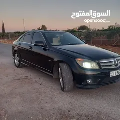  4 مرسيدس بنز C180 AMGاصلي  فحص كامل  موديل 2008 فتحه فل كامل