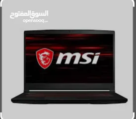  8 لابتوب إم إس آي ثن آي سفن LAPTOP MSI THIN GF 63  12VS-848US