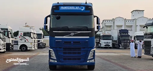  1 راس تريلة فولفو  جير اتوماتيك 2014 ‏Volvo tractor unit automatic gear