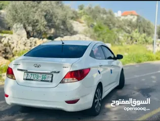  3 هونداي اكسنت 2013 اصل برايفت للبيع ماطور 1600 ديزل سيارة نخب فحص نظيف ضربات خفيفة اتومات