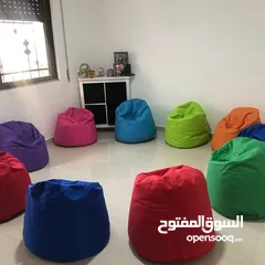  1 بفات بين باق bean bag مقاعد قماش ووتر بروف محشو بوليسترين. خدمة التوصيل لجميع المحافظات