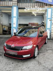  4 سكودا رابد 2014 ديزل 1600 تيربو