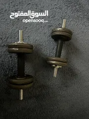  5 دمبلز حديد 10 كيلو dumbbells