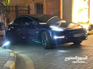  8 tesla model 3 long range dual motor 2022 بالسعر القديم