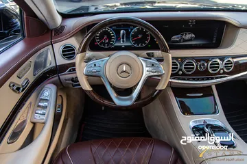  12 Mercedes S320 2019 Amg kit   السيارة وارد الشركة و قطعت مسافة 68,000 كيلو متر فقط