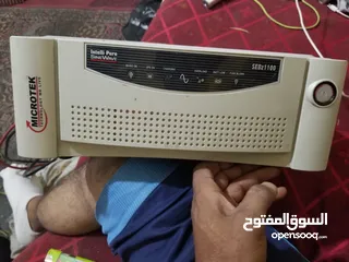  2 مايكروتيك عاكس يو بي اس اي بي 1100 فولت امبير (رمادي)