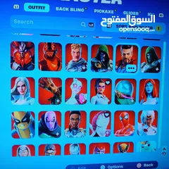  4 حساب فورت نايت / روكت ليق / حساب قوي جداً / السعر قابل للتفاوض