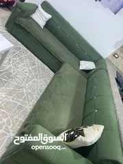 2 طقم كورنر اخضر