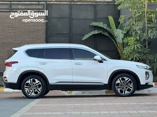  4 فرصة نادرة – Hyundai Santa Fe بانوراما  (6+1 مقاعد أصلية) ممشى قليل و بحالة الوكالة